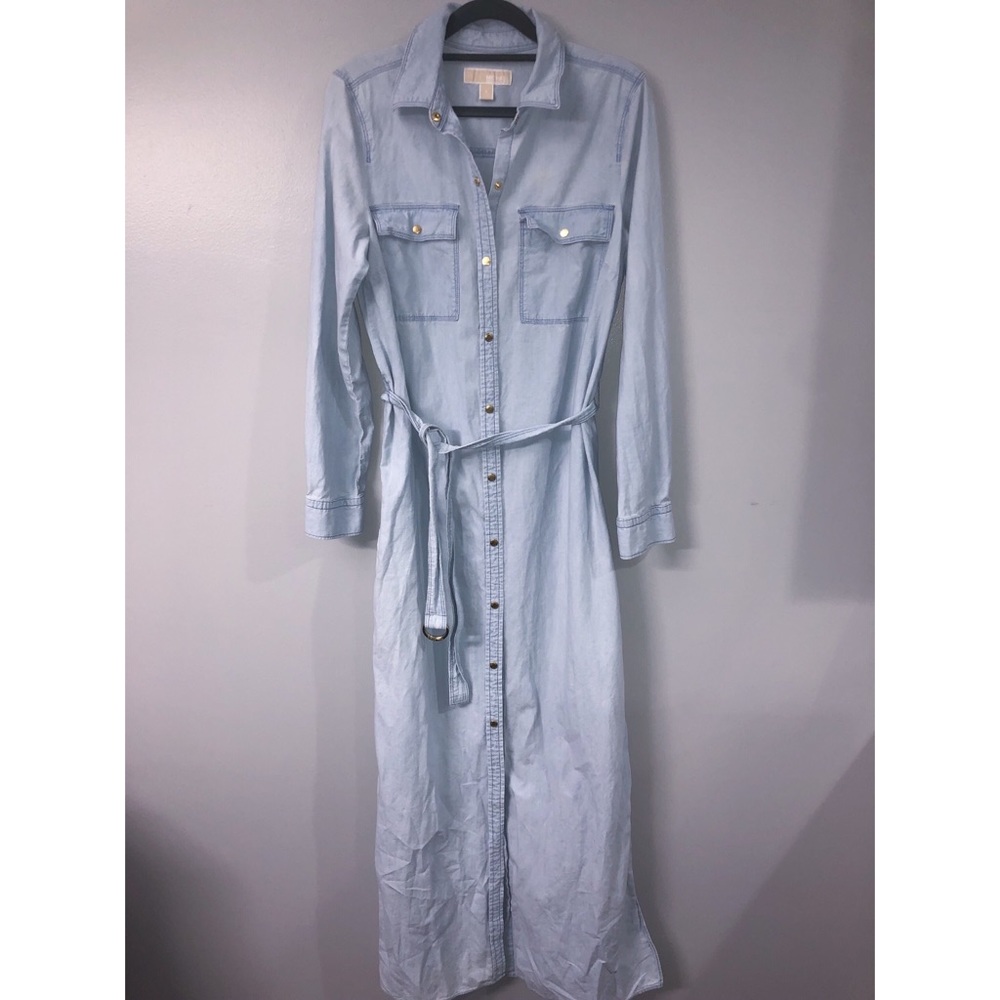 Michael Kors Denim Maxi Dress